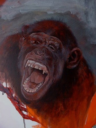 ilustracion simio